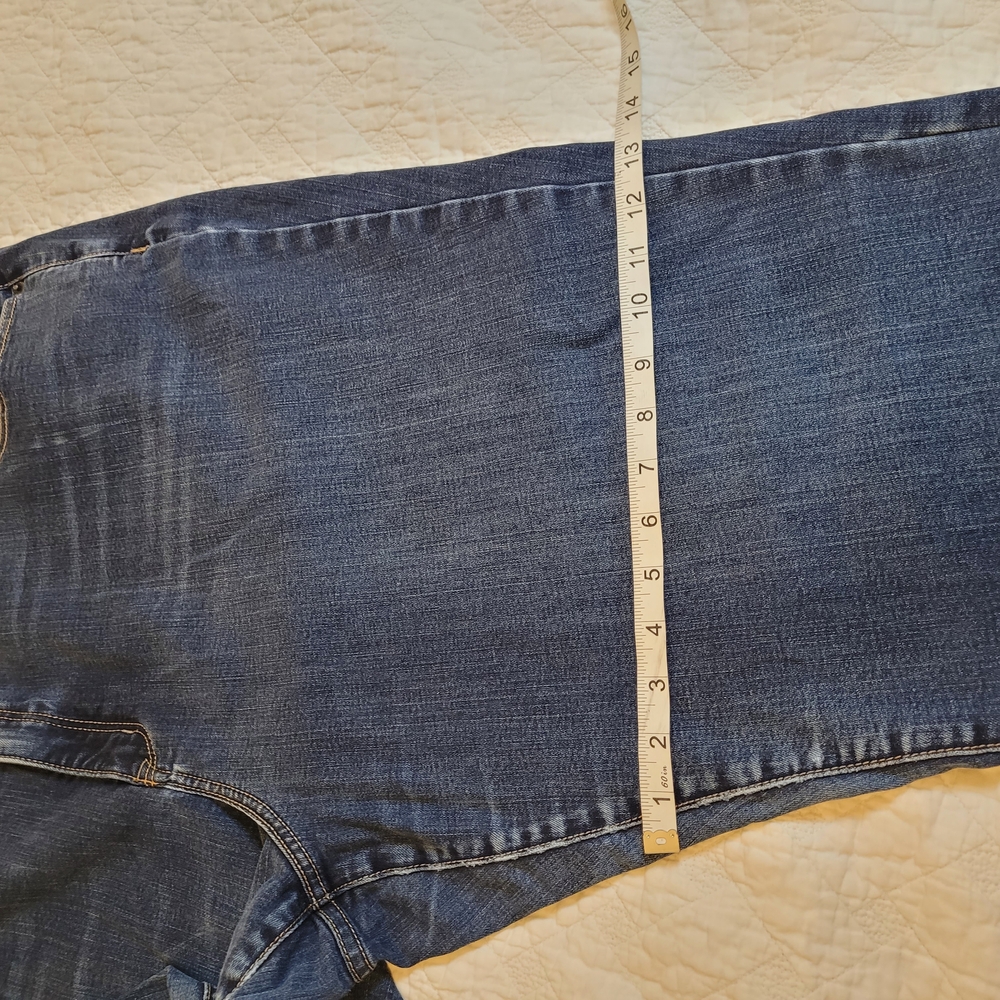 Lane Bryant Tighter Tummy Technology Sz 28Reg High Rise Straight Jeans - Picture 4 of 9